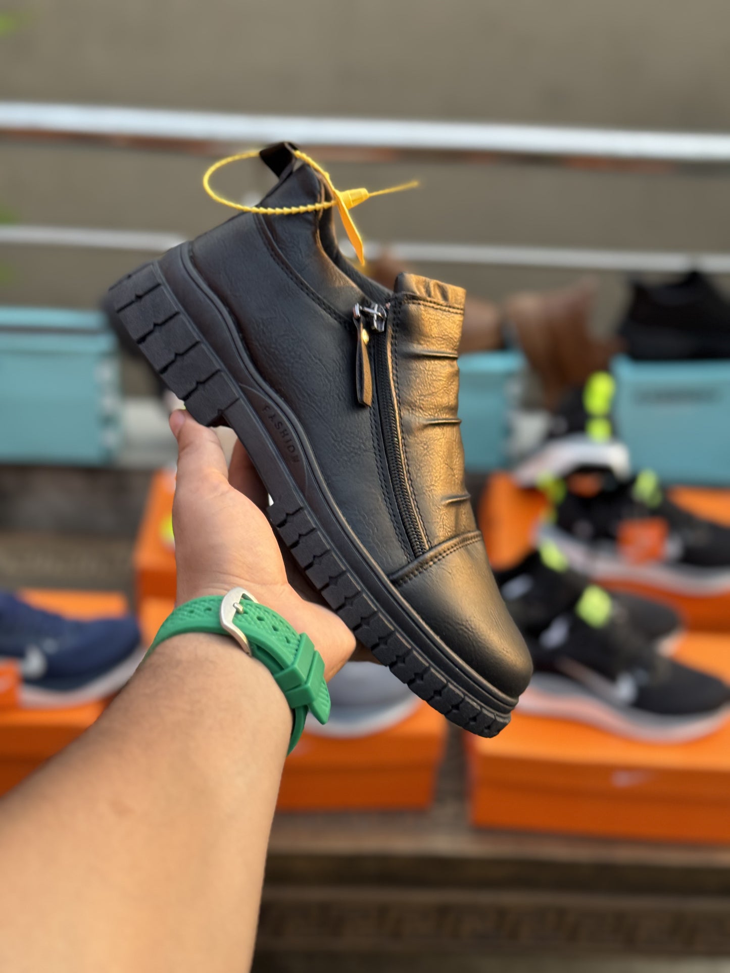 Men’s Zipper Ankle Boots