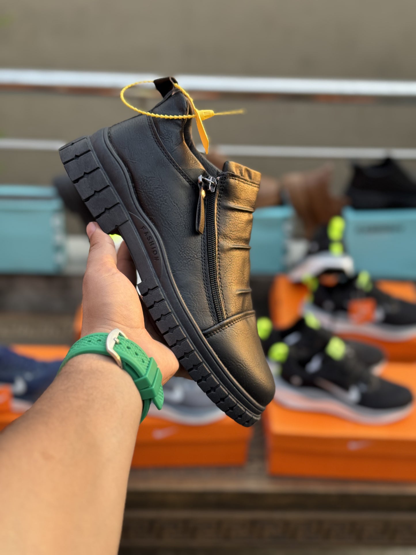 Men’s Zipper Ankle Boots
