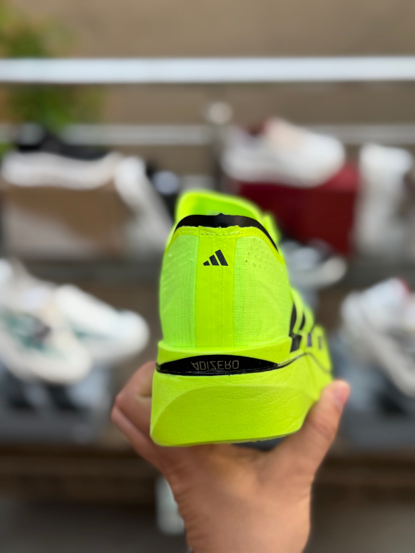 Premium ADI-ZERO Sports Running Sneakers – Neon Green Edition