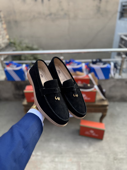 Loro Piana Premium Suede Leather Loafers – Luxury Handcrafted Footwear