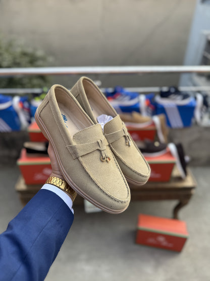 Loro Piana Premium Suede Leather Loafers – Luxury Handcrafted Footwear