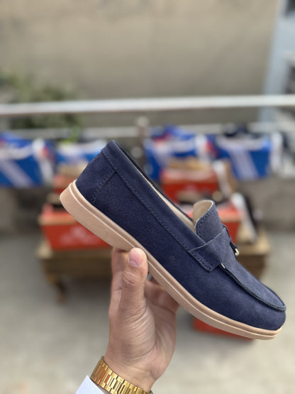 Loro Piana Premium Suede Leather Loafers – Luxury Handcrafted Footwear